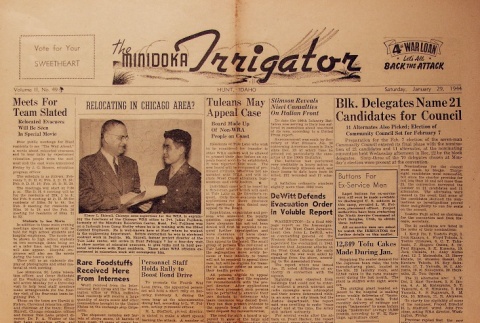 Minidoka Irrigator Vol. III No. 49 (January 29, 1944) (ddr-densho-119-75)
