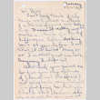 Letter from Asa Fuije to Bill Iino (ddr-densho-368-667)