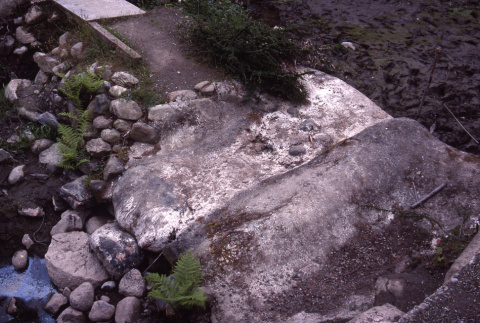 Stream bed, spillway after removal of Heart Bridge (ddr-densho-354-2058)