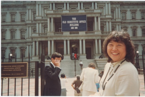 Outside the Old Executive Office Building (ddr-densho-10-199)