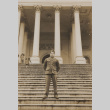 Solider standing on steps (ddr-janm-17-44)