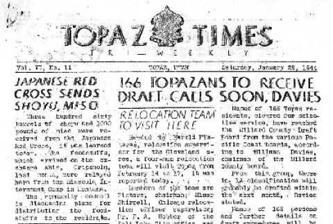 Topaz Times Vol. VI No. 11 (January 29, 1944) (ddr-densho-142-267)