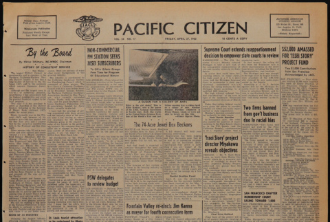 Pacific Citizen, Vol. 54, No. 17 (April 27, 1962) (ddr-pc-34-17)