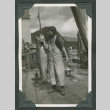 Benjamin holding large fish (ddr-densho-540-91)