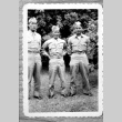 Three on grass (ddr-densho-1007-447)