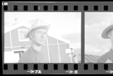 Negative film strip for Farewell to Manzanar scene stills (ddr-densho-317-134)