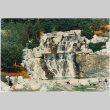 Waterfall and pond at the Schulman project. (ddr-densho-377-191)