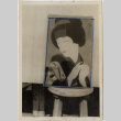 Sketch propped on small stool (ddr-densho-426-872)