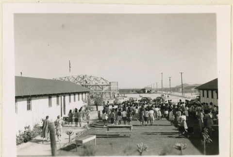 High School Girls League crowd at Gila River (ddr-densho-37-1128)