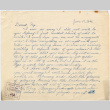 Letter from Tetsuro Sumida to Chimata Sumida (ddr-densho-379-25)