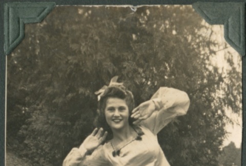 Woman poses in costume (ddr-densho-321-16)
