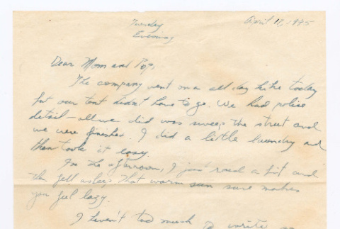 Letter from Tadashi Ishida to Mr. & Mrs. Y Ishida (ddr-densho-535-172)