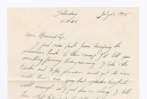 Letter from Tadashi Ishida to Mr. & Mrs. Y Ishida (ddr-densho-535-221)