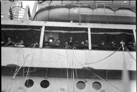 View of ship from dock (ddr-densho-426-1608)