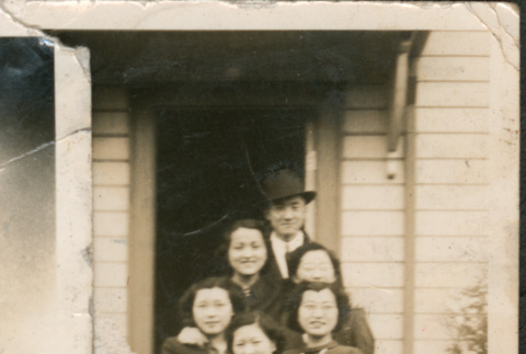 Group outside house (ddr-densho-316-93)