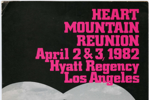 Heart Mountain 1982 Reunion program (ddr-densho-363-335)