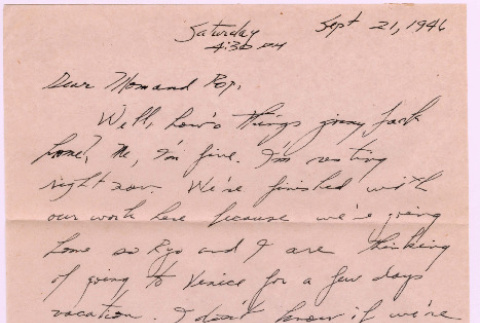 Letter from Tadashi Ishida to Mr. & Mrs. Y Ishida (ddr-densho-535-396)