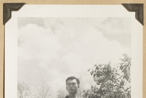 Lloyd Sato standing (ddr-densho-542-479)