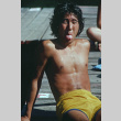 Tom Nakazawa on the dock (ddr-densho-336-1138)