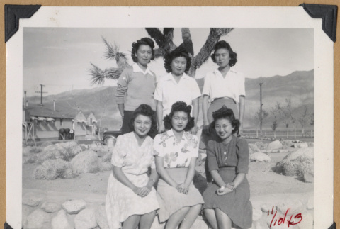 Six women at a concentration camp (ddr-densho-542-288)