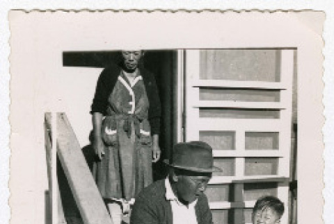 Kay Kubota with grandfather (ddr-densho-544-2)