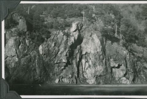 Road and rocky hillside (ddr-ajah-2-307)