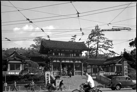 Street in front of temples (ddr-densho-426-279)
