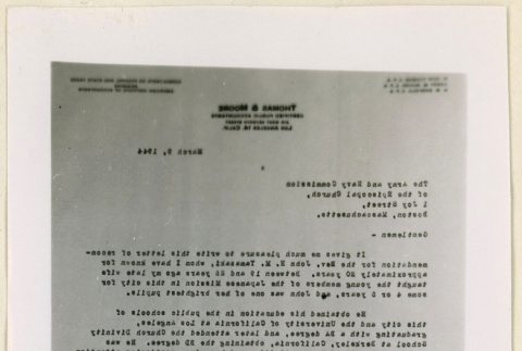 Letter of recommendation for Rev. Yamasaki (ddr-densho-37-1079)
