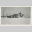 Camp buildings after a blizzard (ddr-manz-7-81)