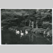 Four People Visiting Pond (ddr-ohs-1-115)