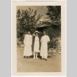 Nurse with two men in medical uniforms (ddr-densho-223-27)