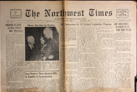 The Northwest Times Vol. 3 No. 3 (January 8, 1949) (ddr-densho-229-170)