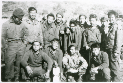 Group of soldiers outside (ddr-densho-1007-820)