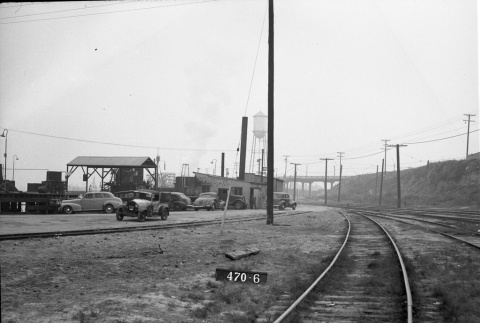 Train tracks in San Pedro (ddr-csujad-43-204)