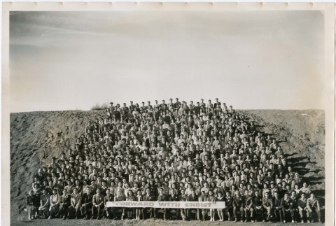 Group photograph at the Tule Lake 2nd Annual Conference (ddr-densho-300-7)
