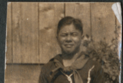 Boy in scout uniform (ddr-densho-483-531)