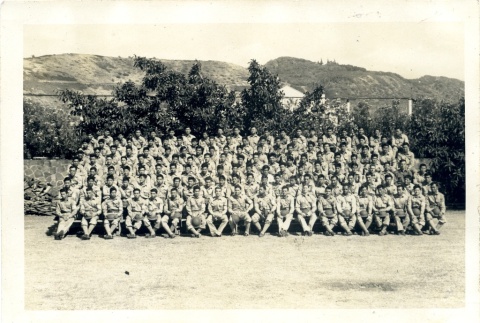 Group photograph of soldiers (ddr-densho-22-413)