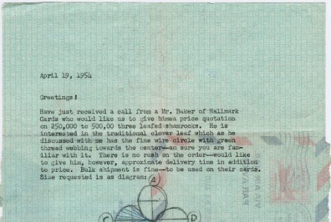 Letter from Karen to Tomoye (Nozawa) Takahashi (ddr-densho-424-1085)