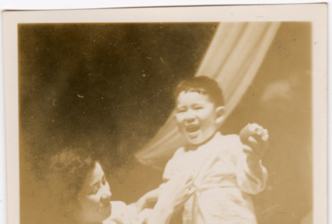 Woman with young boy (ddr-densho-426-2121)