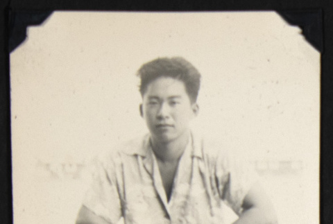 Gary Kikawa seated (ddr-densho-542-596)
