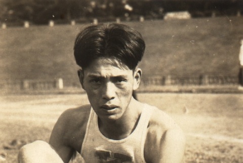 Misao Ono, a Keio University track athlete (ddr-njpa-4-1744)
