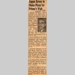 Photograph and article regarding Shunichi Matsumoto (ddr-njpa-4-851)