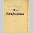 Senior Banquet invitation addressed to Mary Jean Kramer (ddr-manz-8-22)