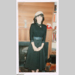 Vivian Gave in a black dress (ddr-densho-477-543)