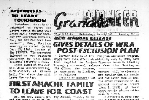 Granada Pioneer Vol. III No. 18 (January 3, 1945) (ddr-densho-147-231)