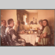 Five people sitting around table (ddr-densho-523-632)