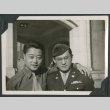 Two servicemen at War Ministry Building (ddr-densho-397-134)