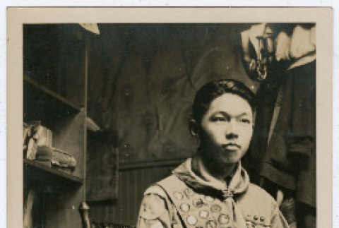 Boy Scout portrait (ddr-densho-378-529)