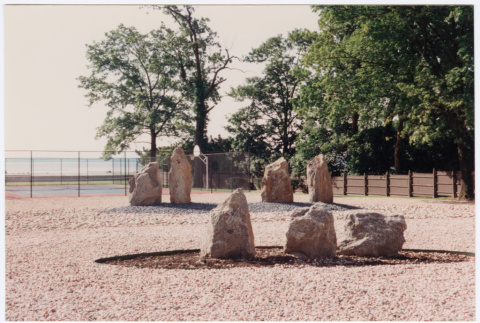 Yard with rock landscaping (ddr-densho-377-1861)