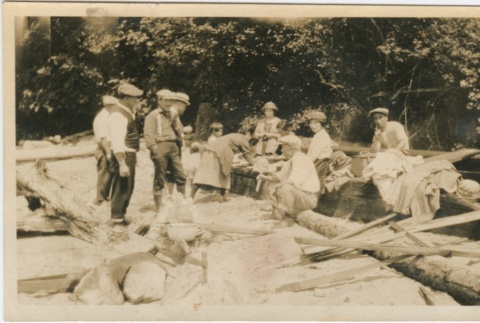 Group at a picnic (ddr-densho-321-530)
